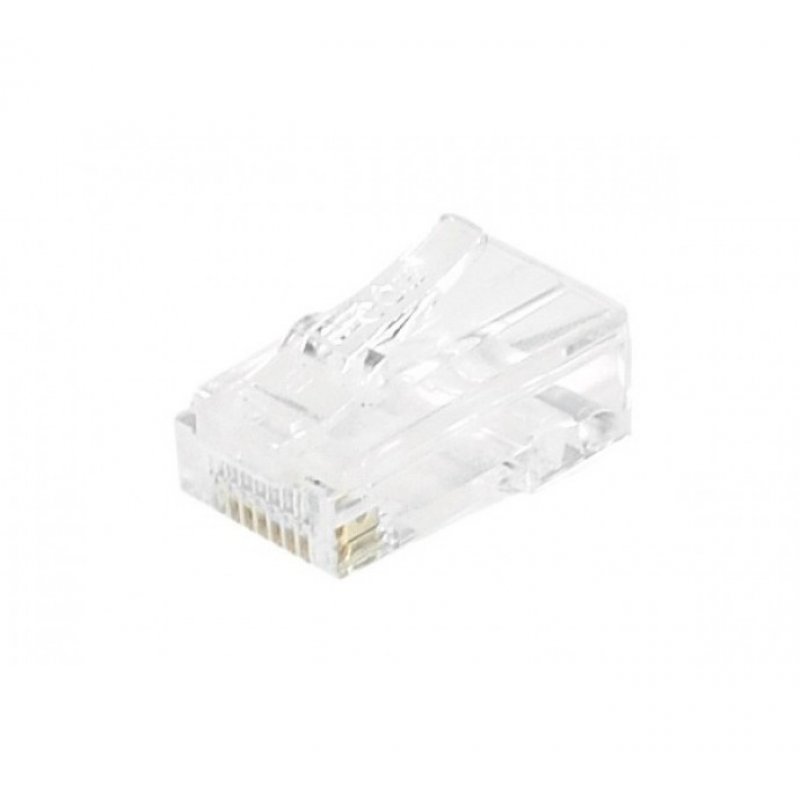 Modular Plug RJ45 8/8 Unshielded with Insert- Bag of 10