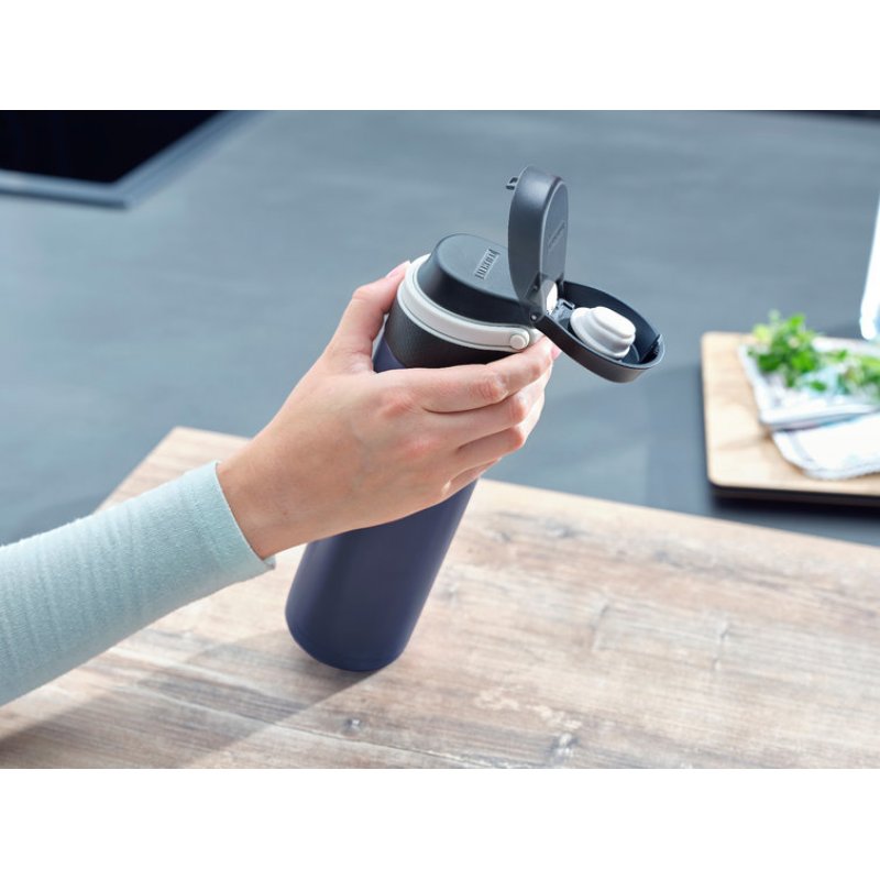 BORRACCIA FLIP ACCIAIO BLU 600ML