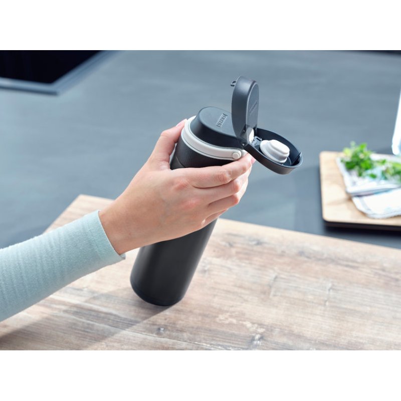 BORRACCIA FLIP ACCIAIO NERO 600ML