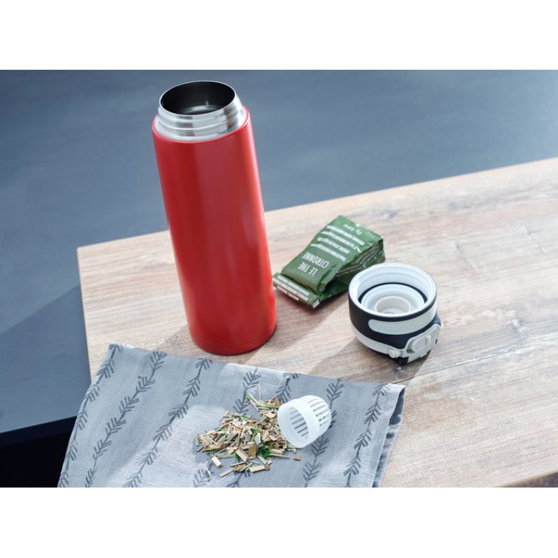 BORRACCIA FLIP ACCIAIO ROSSA 600ML