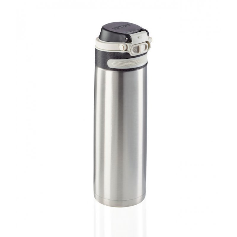 BORRACCIA FLIP ACCIAIO SILVER 600ML