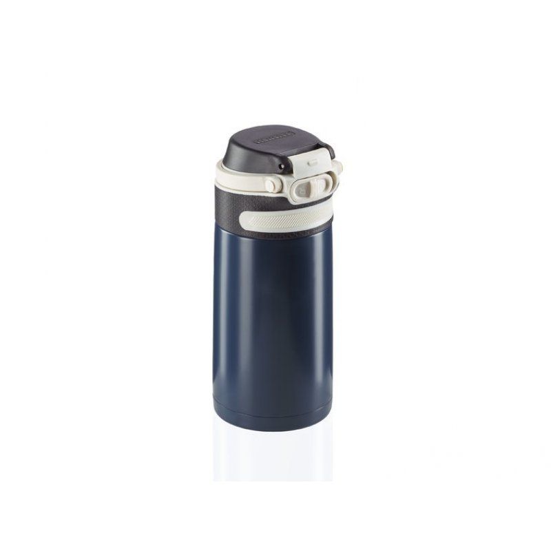 Leifheit 03247 thermos 350 ml Noir, Bleu Acier inoxydable