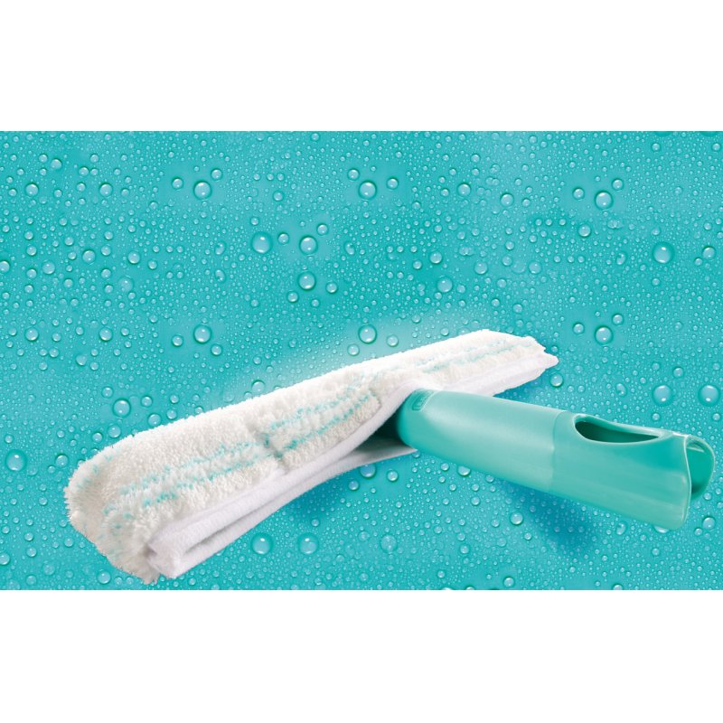 STOCK3 - Leifheit 51163 outil pour nettoyage des carreaux 26 cm Turquoise, Blanc