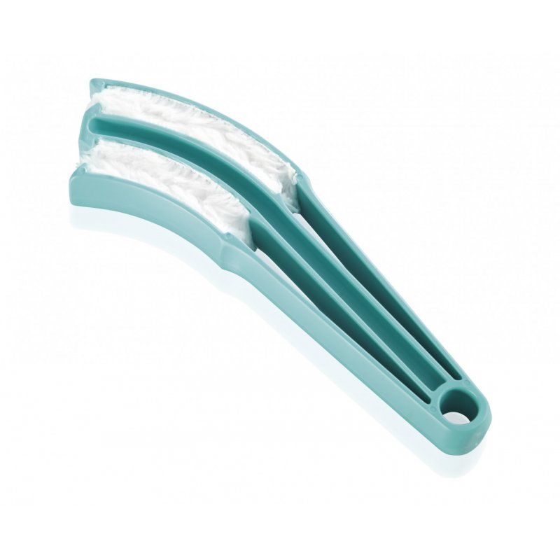 Leifheit 41316 brosse de nettoyage Microfibre Turquoise, Blanc