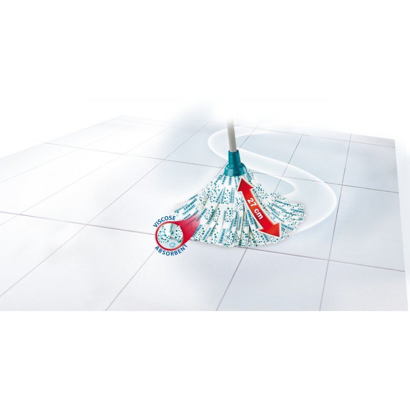 Leifheit 52068 mop accessory Mop head Turquoise, White