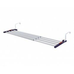 Leifheit Quartett Duo Wall-mounted rack Black, Stainless steel