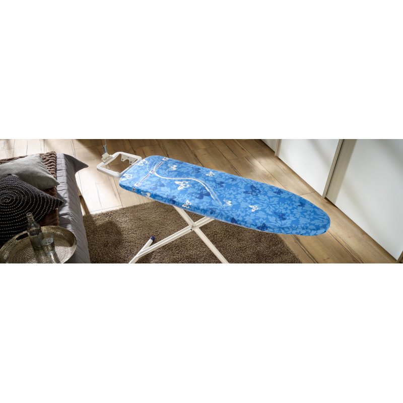 Leifheit 71606 ironing board cover Ironing board padded top cover Cotton, Polyester, Polyurethane Blue