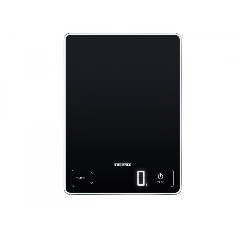 Soehnle Page Profi 100 Black Countertop Rectangle Electronic kitchen scale