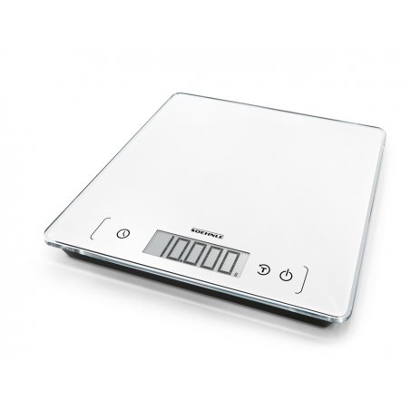 Soehnle Page Comfort 400 White Countertop Square Electronic kitchen scale