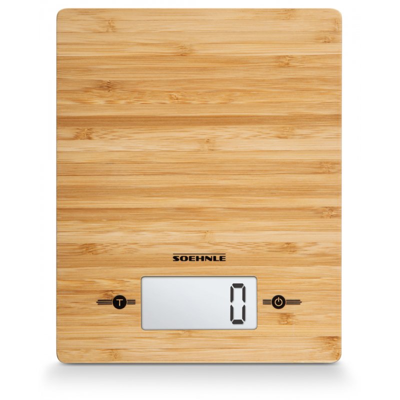 Soehnle Bamboo Bambou Comptoir Rectangle Balance de ménage électronique