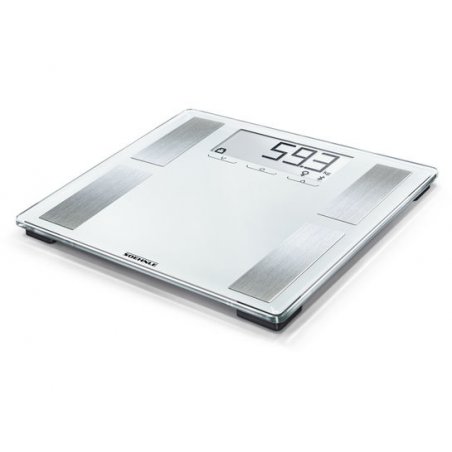Soehnle Shape Sense Connect 100 Rectangle Argent Pèse-personne électronique