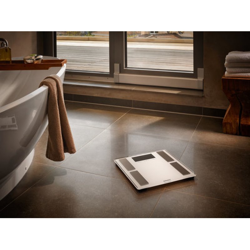 Soehnle Shape Sense Connect 100 Rectangle Argent Pèse-personne électronique