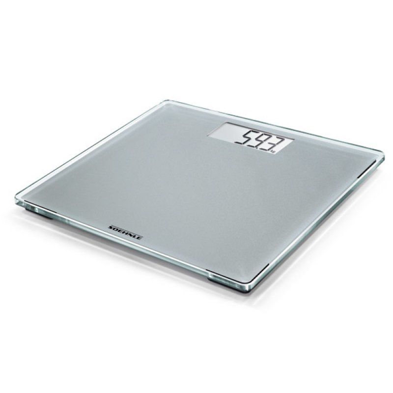 STOCK2 - Soehnle Sense Compact 300 Carré Argent Pèse-personne électronique