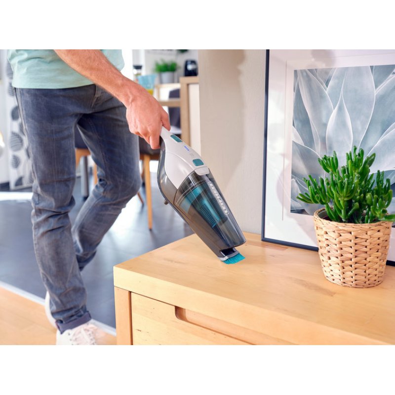 Leifheit Rotaro PowerVac 2in1 handheld vacuum Black, Blue, White Bagless