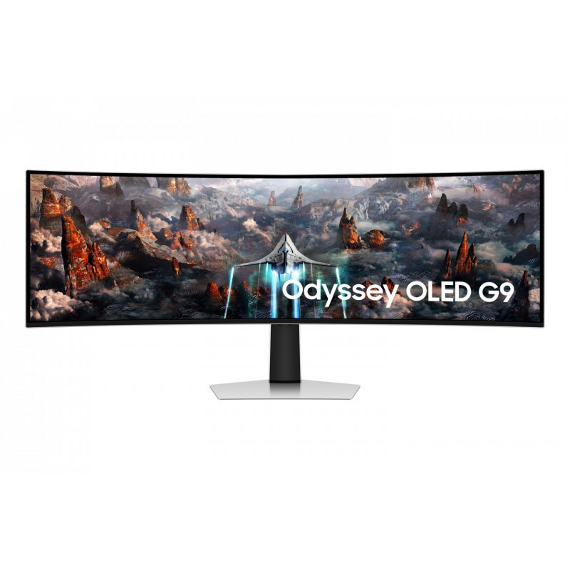 Samsung Odyssey LS49CG934SUXEN écran plat de PC 124,5 cm (49") 5120 x 1440 pixels DQHD OLED Argent