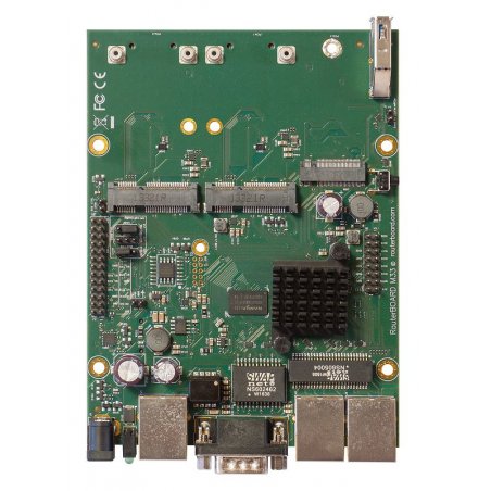 Mikrotik RBM33G Routeur connecté Noir, Vert, Gris