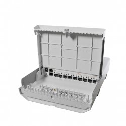 Mikrotik netFiber 9 Gigabit Ethernet (10/100/1000) Connexion Ethernet, supportant l'alimentation via ce port (PoE) Blanc