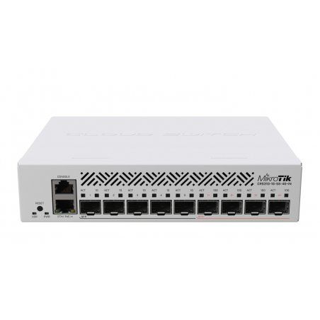 Mikrotik CRS310-1G-5S-4S+IN commutateur réseau Géré L3 Connexion Ethernet, supportant l'alimentation via ce port (PoE