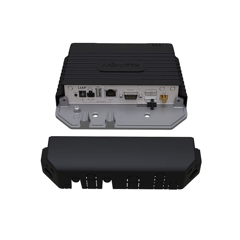 Mikrotik LtAP LTE kit 300 Mbit/s Noir Connexion Ethernet, supportant l'alimentation via ce port (PoE)