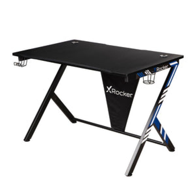 X Rocker 2020054 bureau d'ordinateur Noir, Bleu, Rouge