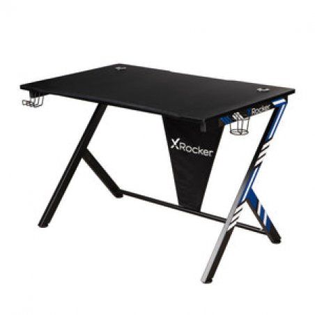 X Rocker Home / Ocelot Gaming Desk with Blue/Red Stickers