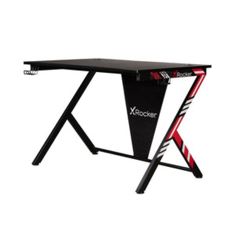 X Rocker Home / Ocelot Gaming Desk with Blue/Red Stickers