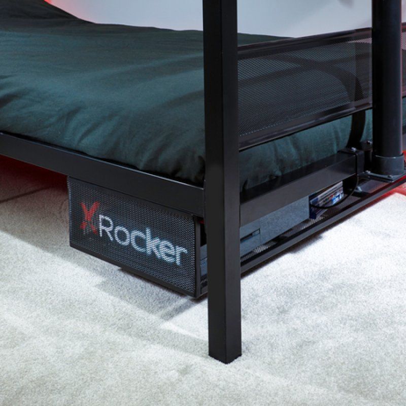 X Rocker - Base Camp Single TV Vesa Mount Bed Black