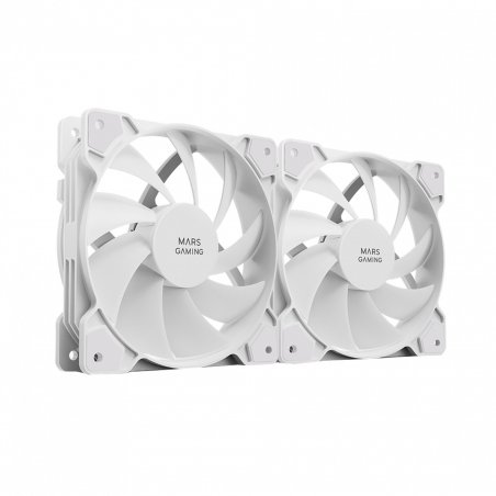 Mars Gaming MFPROX2W système de refroidissement d’ordinateur Boitier PC Ventilateur 12 cm Blanc 2 pièce(s)