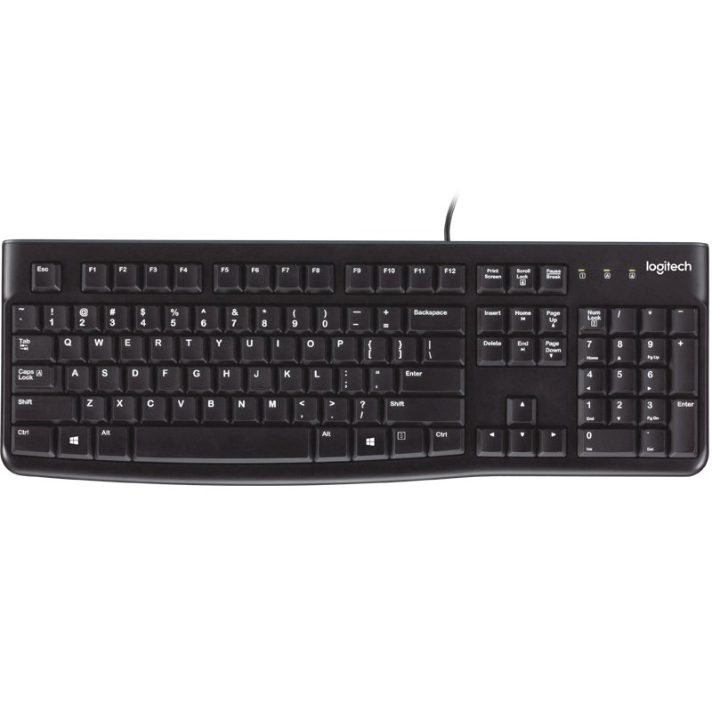 KEYBOARD K120 FOR BUSINESS BLK - HEB - EMEA-914