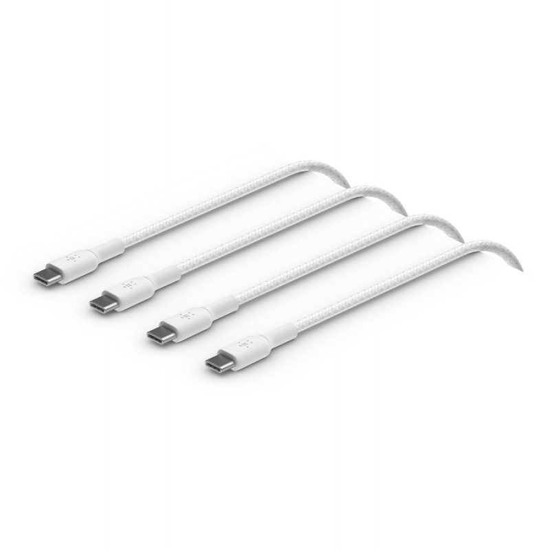 Belkin CAB004BT2MWH2PK câble USB 2 m USB 2.0 USB C Blanc