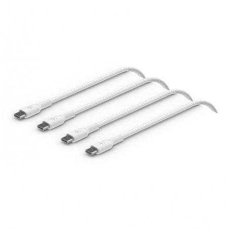 USB-C to USB-C Braided PVC 2m Twin Pack