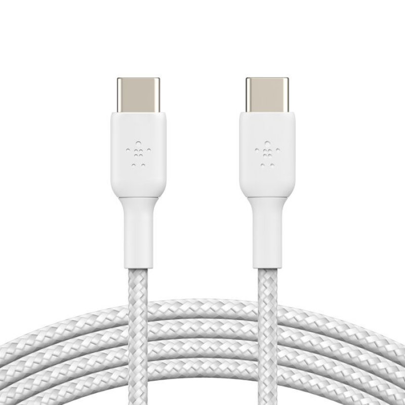 USB-C to USB-C Braided PVC 2m Twin Pack