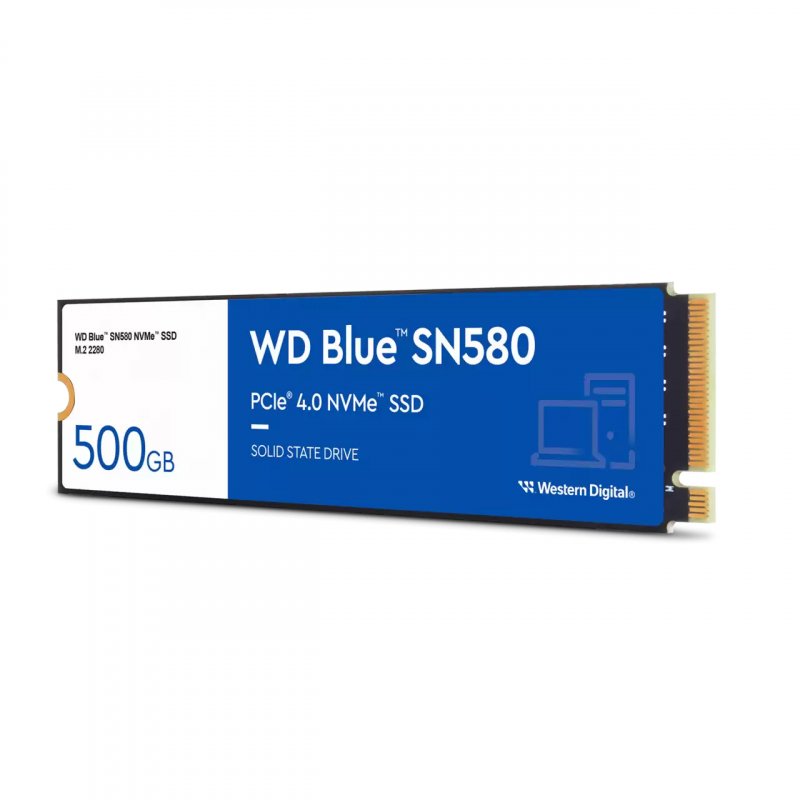Western Digital Blue SN580 M.2 500 Go PCI Express 4.0 TLC NVMe