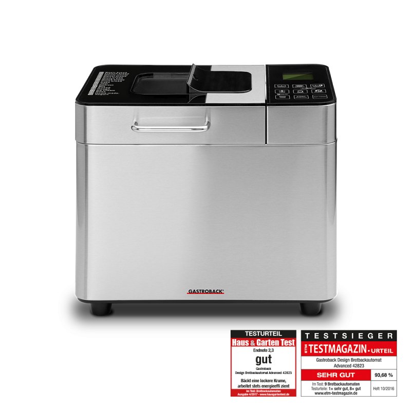 Gastroback Design Advanced bread maker 500 W Black, Stainless steel