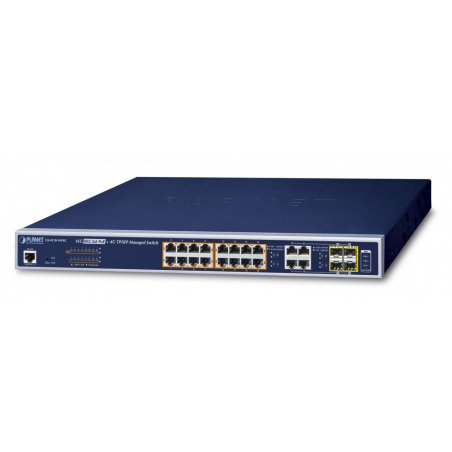 PLANET Switch Layer 2 20P Gigabit W/161 PoE + & 4 SFP 100/1G