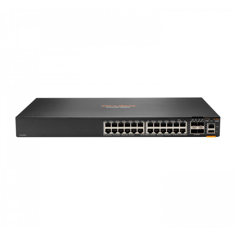 Aruba 6200F 24G 4SFP+ Géré L3 Gigabit Ethernet (10/100/1000) 1U