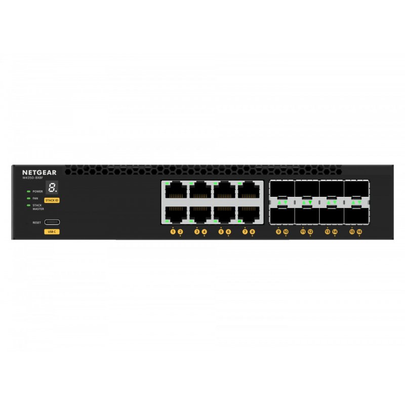 NETGEAR 16PT M4350-8X8F Managed Switch