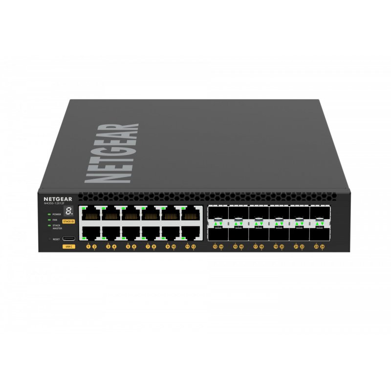 NETGEAR 24PT M4350-12X12F Managed Switch