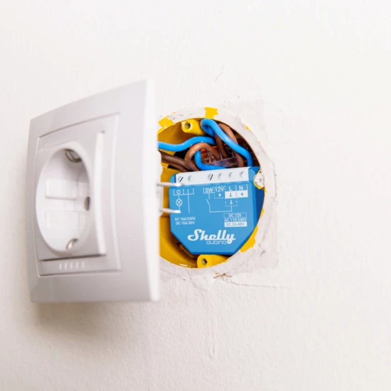 Shelly Wave 1 electrical switch Smart switch Blue
