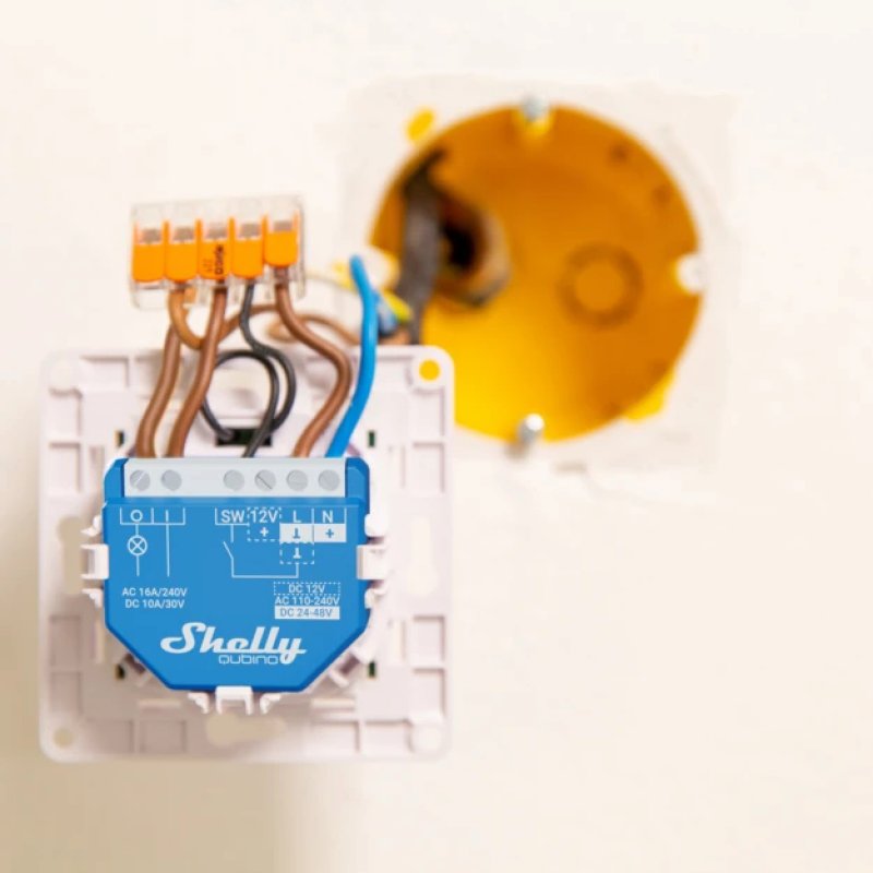 Shelly Wave 1 electrical switch Smart switch Blue