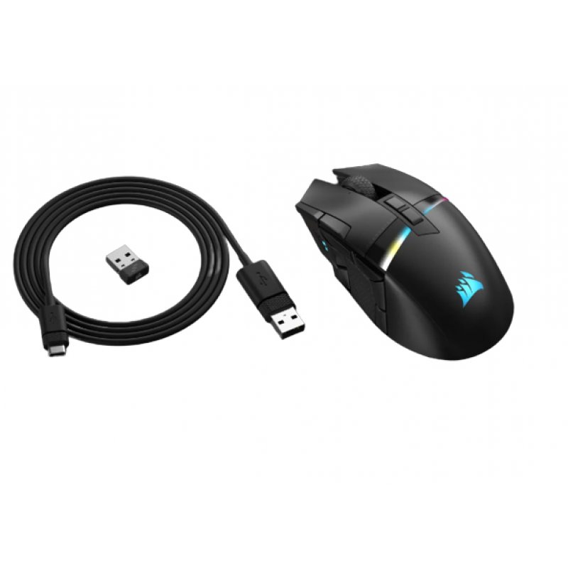 Corsair CH-931A011-EU souris Droitier RF sans fil + Bluetooth Optique 26000 DPI