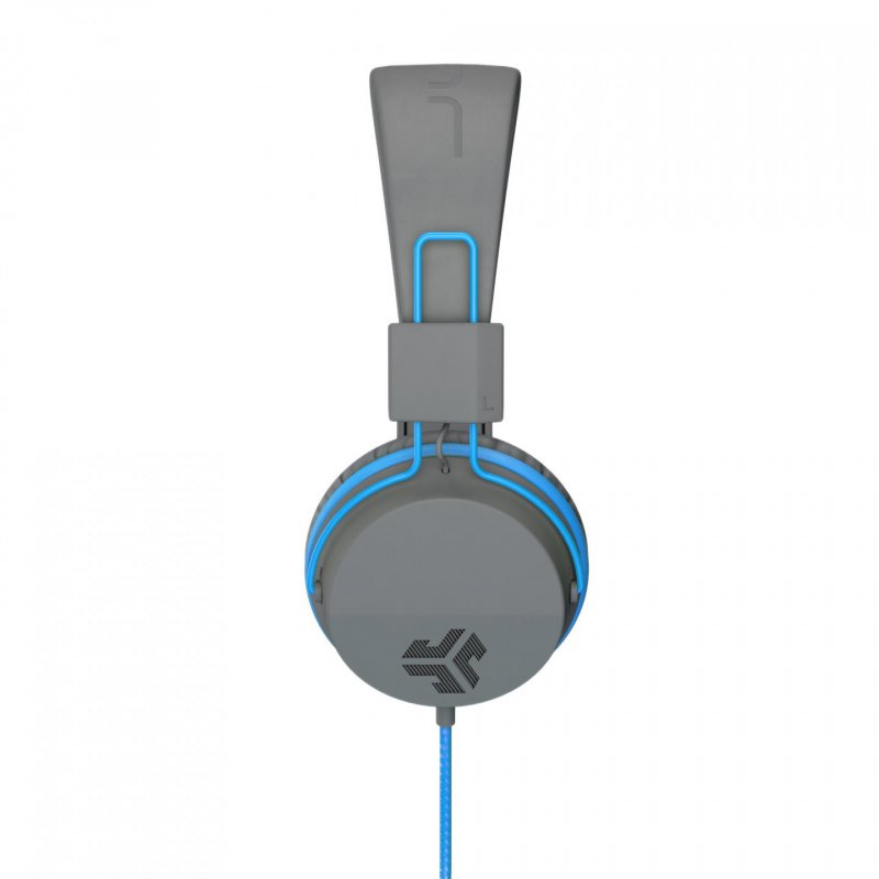 JLab JBuddies Studio Kids Blau - Over-Ear-Kopfhörer (Mikrofon, 1-Tasten-Fernbedienung, Lautstärkebegrenzer)