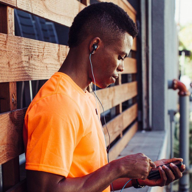 JLab JBuds Pro Signature Headphones Wired In-ear Sports Black