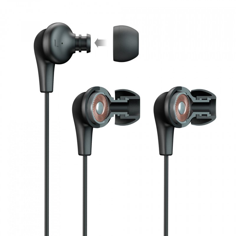 JLab JBuds Pro Signature Schwarz - In-Ear-Kopfhörer (eingebautes Mikrofon, Fernbedienung)