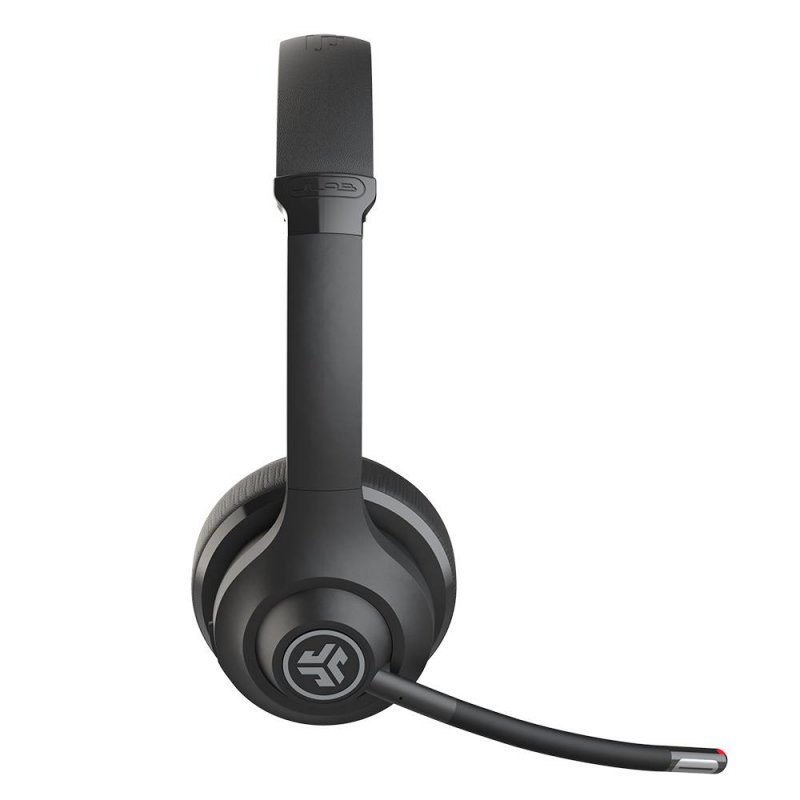 JLab GO Work Wireless Bluetooth On-Ear Headset 45 Stunden Spielzeit, Eingebautes Mikrofon