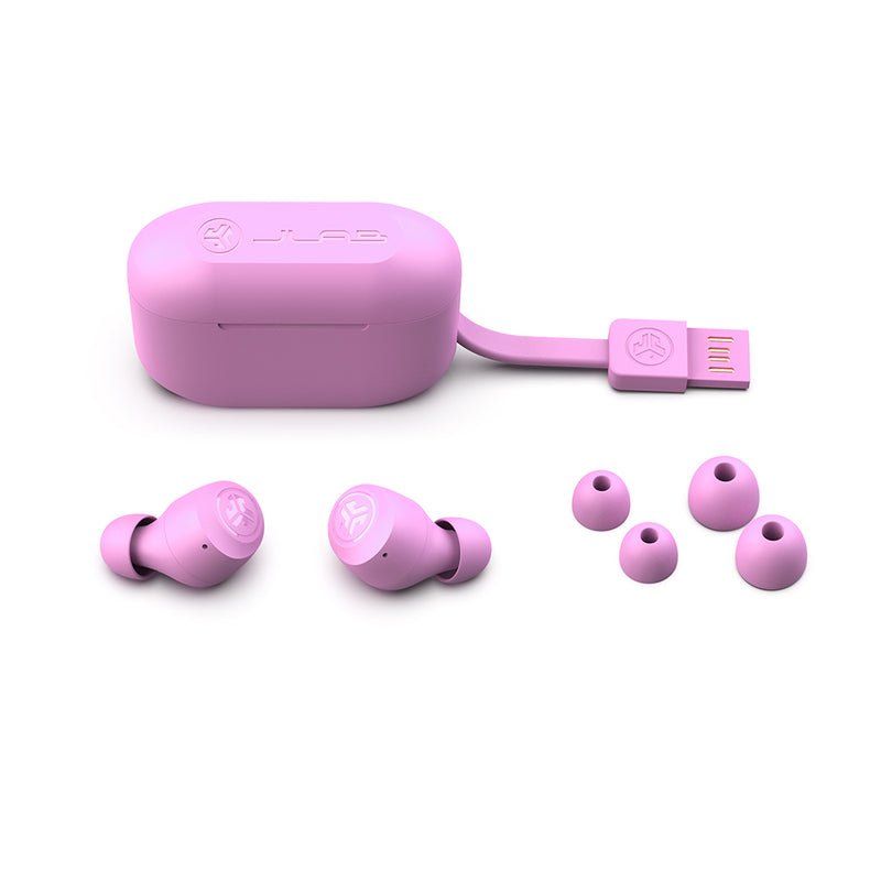 JLab Go Air Pop Écouteurs True Wireless Stereo (TWS) Ecouteurs Appels/Musique Bluetooth Rose