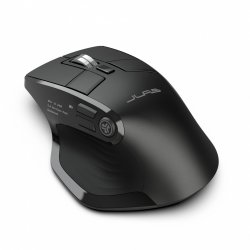 JLab Epic Bluetooth-Maus, Ergonomisches Design, 9 Tasten Verbindung über Bluetooth oder USB-Dongle, Kompatibel mit Wind