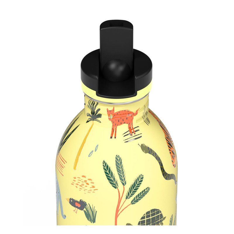 24 Bottles - Kids Collection - Urban Bottle 500 ml w. Sports Lid - Jungle Friends (24B917)
