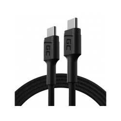 Green Cell KABGC30 USB cable 1.2 m USB 2.0 USB C Black