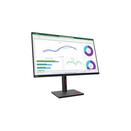 Lenovo ThinkVision T32p-30 LED display 80 cm (31.5") 3840 x 2160 pixels 4K Ultra HD Black